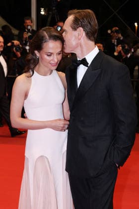 Cannes - Hope Red Carpet JD Michael Fassbender and Alicia Vikander leaving the screening of the film Hope during the 79th annual Cannes Film Festival at Palais des Festivals on May 17, 2026 in Cannes, France. Photo by Jerome Domine ABACAPRESS.COM Cannes France  Copyright: xDominexJerome ABACAx