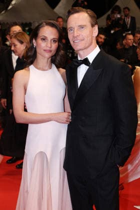 Cannes - Hope Red Carpet JD Michael Fassbender and Alicia Vikander leaving the screening of the film Hope during the 79th annual Cannes Film Festival at Palais des Festivals on May 17, 2026 in Cannes, France. Photo by Jerome Domine ABACAPRESS.COM Cannes France  Copyright: xDominexJerome ABACAx