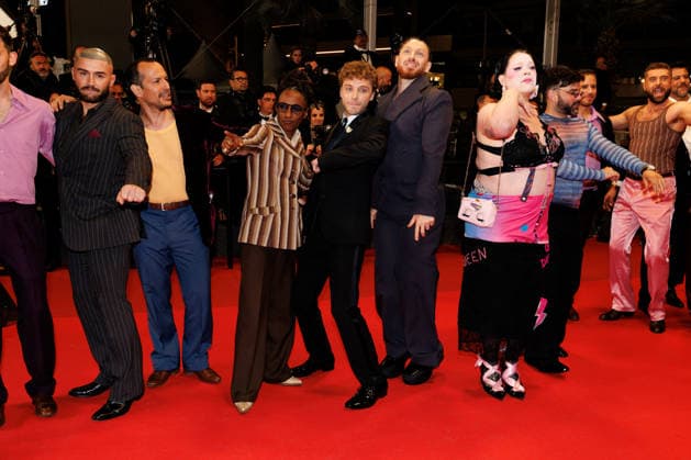 Marco Nguyen, Nicolas Athané, Alex Ramires, Jérémy Gillet, Shirley Souagnon, François Sagat, Brice Chevillard, Simon Balteaux Montée des marches du film Jim Queen lors du 79ème Festival International du Film de Cannes le 18 mai 2026 Moreau Jacovides Bestimage The red carpet for the film Jim Queen at the 79th Cannes International Film Festival on 18 May 2026 Cannes France  Copyright: xJACOVIDES-MOREAUx xBESTIMAGExJACOVIDES-MOREAUx xBESTIMAGEx