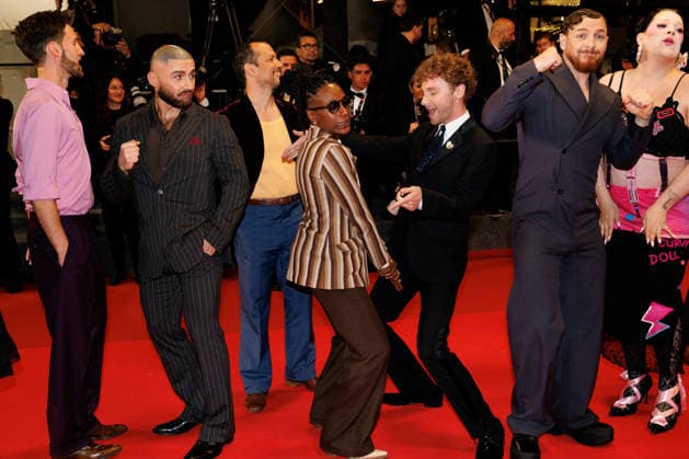 Marco Nguyen, Nicolas Athané, Alex Ramires, Jérémy Gillet, Shirley Souagnon, François Sagat, Brice Chevillard, Simon Balteaux Montée des marches du film Jim Queen lors du 79ème Festival International du Film de Cannes le 18 mai 2026 Moreau Jacovides Bestimage The red carpet for the film Jim Queen at the 79th Cannes International Film Festival on 18 May 2026 Cannes France  Copyright: xJACOVIDES-MOREAUx xBESTIMAGExJACOVIDES-MOREAUx xBESTIMAGEx