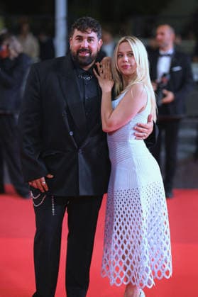 Cannes Jim Queen red carpet. FC Kim Higelin and Artus Solaro attend the Jim Queen screening during the 79th annual Cannes Film Festival at Palais des Festivals on May 17, 2026 in Cannes, France.Photo by Franck Castel ABACAPRESS.COM Cannes  Copyright: xCastelxFranck ABACAx