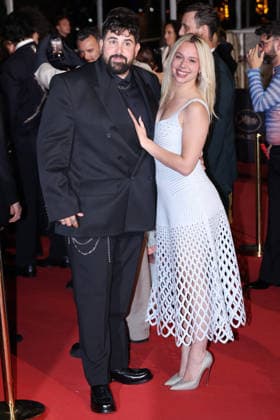 Cannes - Jim Queen Red Carpet JD Artus Solaro and Kim Higelin attend the screening of the film Jim Queen during the 79th annual Cannes Film Festival at Palais des Festivals on May 17, 2026 in Cannes, France. Photo by Jerome Domine ABACAPRESS.COM Cannes France  Copyright: xDominexJerome ABACAx