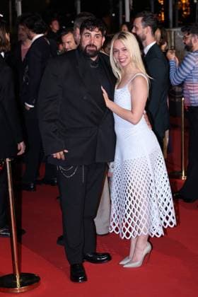 Cannes - Jim Queen Red Carpet JD Artus Solaro and Kim Higelin attend the screening of the film Jim Queen during the 79th annual Cannes Film Festival at Palais des Festivals on May 17, 2026 in Cannes, France. Photo by Jerome Domine ABACAPRESS.COM Cannes France  Copyright: xDominexJerome ABACAx