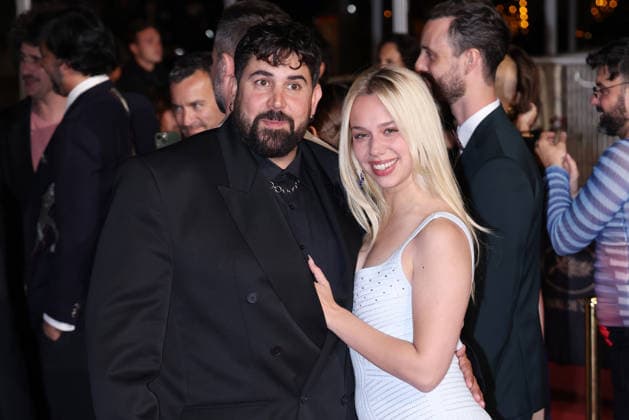 Cannes - Jim Queen Red Carpet JD Artus Solaro and Kim Higelin attend the screening of the film Jim Queen during the 79th annual Cannes Film Festival at Palais des Festivals on May 17, 2026 in Cannes, France. Photo by Jerome Domine ABACAPRESS.COM Cannes France  Copyright: xDominexJerome ABACAx