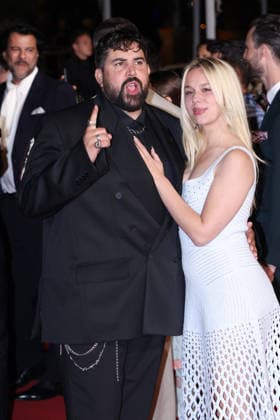 Cannes - Jim Queen Red Carpet JD Artus Solaro and Kim Higelin attend the screening of the film Jim Queen during the 79th annual Cannes Film Festival at Palais des Festivals on May 17, 2026 in Cannes, France. Photo by Jerome Domine ABACAPRESS.COM Cannes France  Copyright: xDominexJerome ABACAx