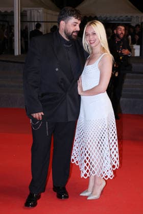 Cannes - Jim Queen Red Carpet JD Artus Solaro and Kim Higelin attend the screening of the film Jim Queen during the 79th annual Cannes Film Festival at Palais des Festivals on May 17, 2026 in Cannes, France. Photo by Jerome Domine ABACAPRESS.COM Cannes France  Copyright: xDominexJerome ABACAx