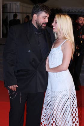 Cannes - Jim Queen Red Carpet JD Artus Solaro and Kim Higelin attend the screening of the film Jim Queen during the 79th annual Cannes Film Festival at Palais des Festivals on May 17, 2026 in Cannes, France. Photo by Jerome Domine ABACAPRESS.COM Cannes France  Copyright: xDominexJerome ABACAx