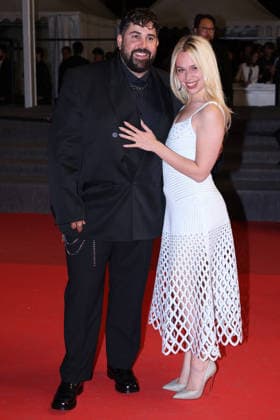 Cannes - Jim Queen Red Carpet JD Artus Solaro and Kim Higelin attend the screening of the film Jim Queen during the 79th annual Cannes Film Festival at Palais des Festivals on May 17, 2026 in Cannes, France. Photo by Jerome Domine ABACAPRESS.COM Cannes France  Copyright: xDominexJerome ABACAx