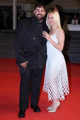 Cannes - Jim Queen Red Carpet JD Artus Solaro and Kim Higelin attend the screening of the film Jim Queen during the 79th annual Cannes Film Festival at Palais des Festivals on May 17, 2026 in Cannes, France. Photo by Jerome Domine ABACAPRESS.COM Cannes France  Copyright: xDominexJerome ABACAx