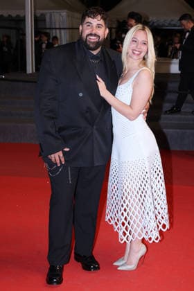 Cannes - Jim Queen Red Carpet JD Artus Solaro and Kim Higelin attend the screening of the film Jim Queen during the 79th annual Cannes Film Festival at Palais des Festivals on May 17, 2026 in Cannes, France. Photo by Jerome Domine ABACAPRESS.COM Cannes France  Copyright: xDominexJerome ABACAx