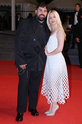 Cannes - Jim Queen Red Carpet JD Artus Solaro and Kim Higelin attend the screening of the film Jim Queen during the 79th annual Cannes Film Festival at Palais des Festivals on May 17, 2026 in Cannes, France. Photo by Jerome Domine ABACAPRESS.COM Cannes France  Copyright: xDominexJerome ABACAx