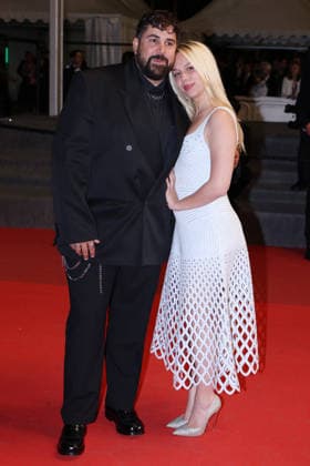 Cannes - Jim Queen Red Carpet JD Artus Solaro and Kim Higelin attend the screening of the film Jim Queen during the 79th annual Cannes Film Festival at Palais des Festivals on May 17, 2026 in Cannes, France. Photo by Jerome Domine ABACAPRESS.COM Cannes France  Copyright: xDominexJerome ABACAx