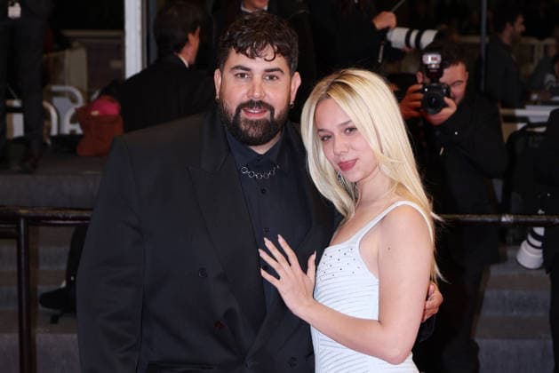 Cannes - Jim Queen Red Carpet JD Artus Solaro and Kim Higelin attend the screening of the film Jim Queen during the 79th annual Cannes Film Festival at Palais des Festivals on May 17, 2026 in Cannes, France. Photo by Jerome Domine ABACAPRESS.COM Cannes France  Copyright: xDominexJerome ABACAx