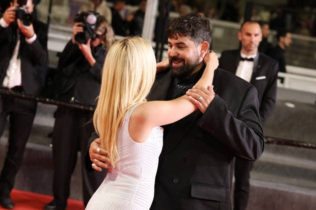 Cannes - Jim Queen Red Carpet JD Artus Solaro and Kim Higelin attend the screening of the film Jim Queen during the 79th annual Cannes Film Festival at Palais des Festivals on May 17, 2026 in Cannes, France. Photo by Jerome Domine ABACAPRESS.COM Cannes France  Copyright: xDominexJerome ABACAx