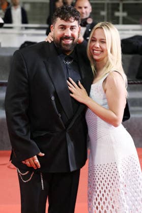Cannes - Jim Queen Red Carpet JD Artus Solaro and Kim Higelin attend the screening of the film Jim Queen during the 79th annual Cannes Film Festival at Palais des Festivals on May 17, 2026 in Cannes, France. Photo by Jerome Domine ABACAPRESS.COM Cannes France  Copyright: xDominexJerome ABACAx