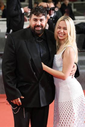 Cannes - Jim Queen Red Carpet JD Artus Solaro and Kim Higelin attend the screening of the film Jim Queen during the 79th annual Cannes Film Festival at Palais des Festivals on May 17, 2026 in Cannes, France. Photo by Jerome Domine ABACAPRESS.COM Cannes France  Copyright: xDominexJerome ABACAx