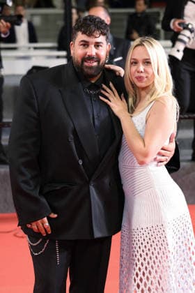 Cannes - Jim Queen Red Carpet JD Artus Solaro and Kim Higelin attend the screening of the film Jim Queen during the 79th annual Cannes Film Festival at Palais des Festivals on May 17, 2026 in Cannes, France. Photo by Jerome Domine ABACAPRESS.COM Cannes France  Copyright: xDominexJerome ABACAx