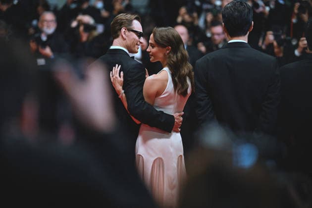 Cannes Hope red carpet. FC Alicia Vikander and Michael Fassbender attends the Hope screening during the 79th annual Cannes Film Festival at Palais des Festivals on May 17, 2026 in Cannes, France. Photo by Franck Castel ABACAPRESS.COM Cannes  Copyright: xCastelxFranck ABACAx