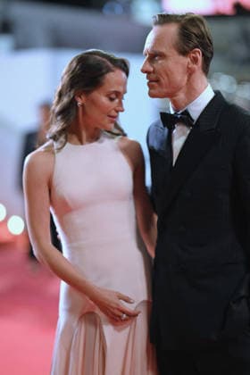 Cannes Hope red carpet. FC Alicia Vikander and Michael Fassbender attends the Hope screening during the 79th annual Cannes Film Festival at Palais des Festivals on May 17, 2026 in Cannes, France. Photo by Franck Castel ABACAPRESS.COM Cannes  Copyright: xCastelxFranck ABACAx