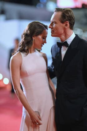 Cannes Hope red carpet. FC Alicia Vikander and Michael Fassbender attends the Hope screening during the 79th annual Cannes Film Festival at Palais des Festivals on May 17, 2026 in Cannes, France. Photo by Franck Castel ABACAPRESS.COM Cannes  Copyright: xCastelxFranck ABACAx