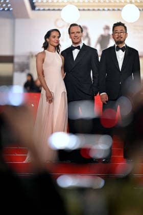 Cannes Hope red carpet. FC Alicia Vikander and Michael Fassbender attends the Hope screening during the 79th annual Cannes Film Festival at Palais des Festivals on May 17, 2026 in Cannes, France. Photo by Franck Castel ABACAPRESS.COM Cannes  Copyright: xCastelxFranck ABACAx