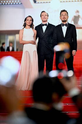 Cannes Hope red carpet. FC Alicia Vikander and Michael Fassbender attends the Hope screening during the 79th annual Cannes Film Festival at Palais des Festivals on May 17, 2026 in Cannes, France. Photo by Franck Castel ABACAPRESS.COM Cannes  Copyright: xCastelxFranck ABACAx