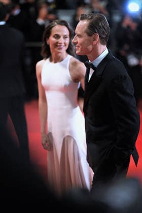Cannes Hope red carpet. FC Alicia Vikander and Michael Fassbender attends the Hope screening during the 79th annual Cannes Film Festival at Palais des Festivals on May 17, 2026 in Cannes, France. Photo by Franck Castel ABACAPRESS.COM Cannes  Copyright: xCastelxFranck ABACAx