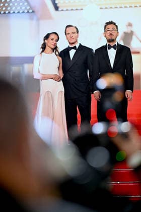 Cannes Hope red carpet. FC Alicia Vikander and Michael Fassbender attends the Hope screening during the 79th annual Cannes Film Festival at Palais des Festivals on May 17, 2026 in Cannes, France. Photo by Franck Castel ABACAPRESS.COM Cannes  Copyright: xCastelxFranck ABACAx