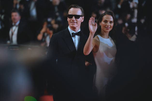 Cannes Hope red carpet. FC Alicia Vikander and Michael Fassbender attends the Hope screening during the 79th annual Cannes Film Festival at Palais des Festivals on May 17, 2026 in Cannes, France. Photo by Franck Castel ABACAPRESS.COM Cannes  Copyright: xCastelxFranck ABACAx