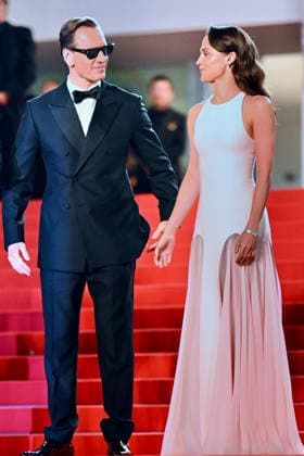Cannes Hope red carpet. FC Alicia Vikander and Michael Fassbender attends the Hope screening during the 79th annual Cannes Film Festival at Palais des Festivals on May 17, 2026 in Cannes, France. Photo by Franck Castel ABACAPRESS.COM Cannes  Copyright: xCastelxFranck ABACAx