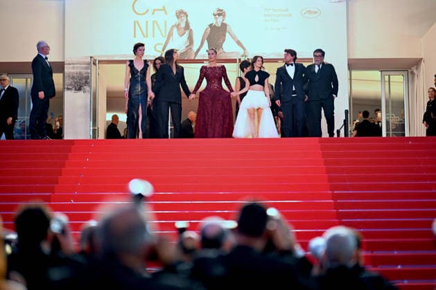 Cannes Hope red carpet. FC Raya Martigny, Jehnny Beth, Sara Giraudeau, Jeanne Herry, Adèle Exarchopoulos, Hélène Alexandridis, Mathilde Roehrich, Hugo Selignac, Sara-Jeanne Drillaud, Alain Attal, Brigitte Sy and Anne Suarez attends the Hope screening during the 79th annual Cannes Film Festival at Palais des Festivals on May 17, 2026 in Cannes, France. Photo by Franck Castel ABACAPRESS.COM Cannes Copyright: xCastelxFranck ABACAx