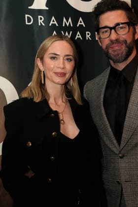 May 17, 2026, New York, Ny, USA: EMILY BLUNT and JOHN KRASINSKI attend the 2026 Annual Drama Desk Awards Red Carpet Arrivals,.The Algonquin Hotel, NYC.May 17, 2026. New York USA - ZUMAms4_ 20260517_faf_ms4_002 Copyright: xSoniaxMoskowitzxGordonx