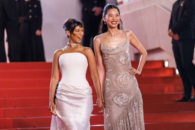 May 17, 2026, Cannes, France: Taylor Russell and Hoyeon attend the red carpet of Hope at the 79th Cannes Film Festival. Cannes France - ZUMAs197 20260517_aaa_s197_363 Copyright: xMarcoxBaradax