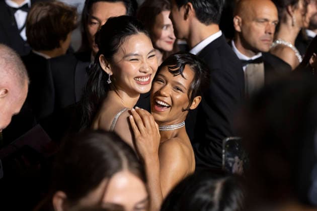 Hope screening during the 79th Cannes Film Festival Hoyeon Jung and Taylor Russell - Hope screening during the 79th annual Cannes Film Festival at Palais des Festivals on May 17, 2026 in Cannes, France.  Copyright: x Chassery+Courdjix