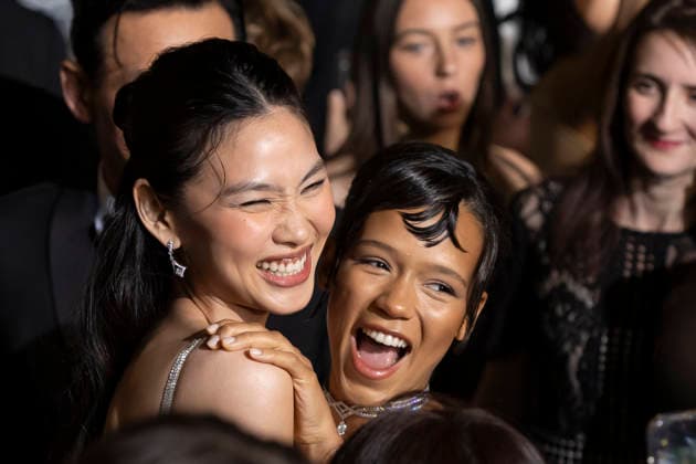 Hope screening during the 79th Cannes Film Festival Hoyeon Jung and Taylor Russell - Hope screening during the 79th annual Cannes Film Festival at Palais des Festivals on May 17, 2026 in Cannes, France.  Copyright: x Chassery+Courdjix