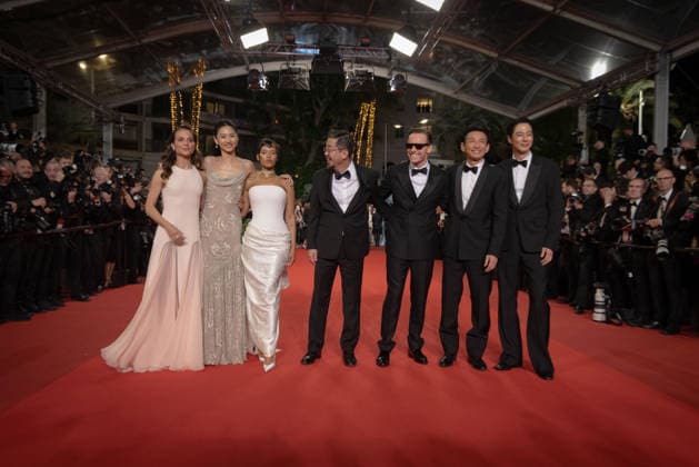 Hope Screening - The 79th Annual Cannes Film Festival Michael Fassbender, Alicia Vikander, Go Soo, Hwang Jeong-min, Na Hong-jin, Taylor Russell and Hoyeon attend the Hope screening during the 79th annual Cannes Film Festival at Palais des Festivals on May 17, 2026 in Cannes, France.  Copyright: xKazukoxWakayamax