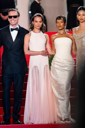 79th Cannes Film Festival Red carpet of the movie -Hope- Palais des Festivals - Cannes, France Michael Fassbender;Alicia Vikander;Taylor Russell;Jung Ho-yeon 79th Cannes Film Festival Red carpet of the movie -Hope- Palais des Festivals - Cannes, France 17th May 2026 SGPItalia id 134688_074 *Not Exclusive  Copyright: xALFONSOxCATALANO SGPITALIAx