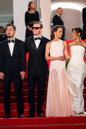 79th Cannes Film Festival Red carpet of the movie -Hope- Palais des Festivals - Cannes, France Na Hong-jin;?;Alicia Vikander;Taylor Russell 79th Cannes Film Festival Red carpet of the movie -Hope- Palais des Festivals - Cannes, France 17th May 2026 SGPItalia id 134688_074 *Not Exclusive  Copyright: xALFONSOxCATALANO SGPITALIAx