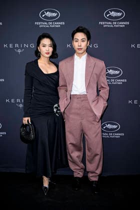 79th Cannes Film Festival Kering Women In Motion Awards Dinner - Backdrop Place de la Castre- Cannes, France Aha Zhang;Pablo Zhang 79th Cannes Film Festival Kering Women In Motion Awards Dinner - Backdrop Place de la Castre- Cannes, France 17th May 2026 SGPItalia id 134688_076 *Not Exclusive  Copyright: xMAXxMONTINGELLI SGPx