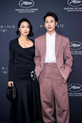 79th Cannes Film Festival Kering Women In Motion Awards Dinner - Backdrop Place de la Castre- Cannes, France Aha Zhang;Pablo Zhang 79th Cannes Film Festival Kering Women In Motion Awards Dinner - Backdrop Place de la Castre- Cannes, France 17th May 2026 SGPItalia id 134688_076 *Not Exclusive  Copyright: xMAXxMONTINGELLI SGPx