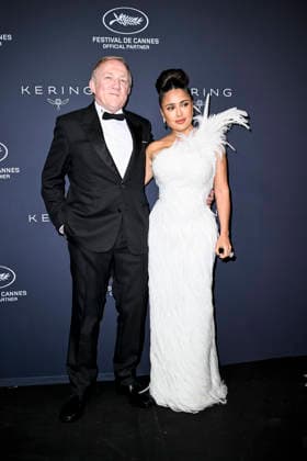 79th Cannes Film Festival Kering Women In Motion Awards Dinner - Backdrop Place de la Castre- Cannes, France Francois-Henri Pinault;Salma Hayek 79th Cannes Film Festival Kering Women In Motion Awards Dinner - Backdrop Place de la Castre- Cannes, France 17th May 2026 SGPItalia id 134688_076 *Not Exclusive  Copyright: xMAXxMONTINGELLI SGPx