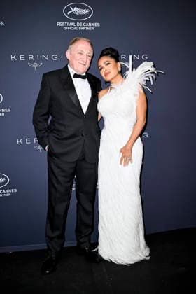 79th Cannes Film Festival Kering Women In Motion Awards Dinner - Backdrop Place de la Castre- Cannes, France Francois-Henri Pinault;Salma Hayek 79th Cannes Film Festival Kering Women In Motion Awards Dinner - Backdrop Place de la Castre- Cannes, France 17th May 2026 SGPItalia id 134688_076 *Not Exclusive  Copyright: xMAXxMONTINGELLI SGPx