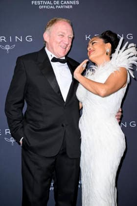 79th Cannes Film Festival Kering Women In Motion Awards Dinner - Backdrop Place de la Castre- Cannes, France Francois-Henri Pinault;Salma Hayek 79th Cannes Film Festival Kering Women In Motion Awards Dinner - Backdrop Place de la Castre- Cannes, France 17th May 2026 SGPItalia id 134688_076 *Not Exclusive  Copyright: xMAXxMONTINGELLI SGPx