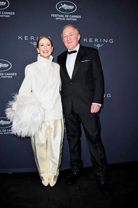 79th Cannes Film Festival Kering Women In Motion Awards Dinner - Backdrop Place de la Castre- Cannes, France Julianne Moore;Francois-Henri Pinault 79th Cannes Film Festival Kering Women In Motion Awards Dinner - Backdrop Place de la Castre- Cannes, France 17th May 2026 SGPItalia id 134688_076 *Not Exclusive  Copyright: xMAXxMONTINGELLI SGPx