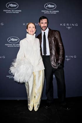79th Cannes Film Festival Kering Women In Motion Awards Dinner - Backdrop Place de la Castre- Cannes, France Julianne Moore;Jordan Firstman 79th Cannes Film Festival Kering Women In Motion Awards Dinner - Backdrop Place de la Castre- Cannes, France 17th May 2026 SGPItalia id 134688_076 *Not Exclusive  Copyright: xMAXxMONTINGELLI SGPx