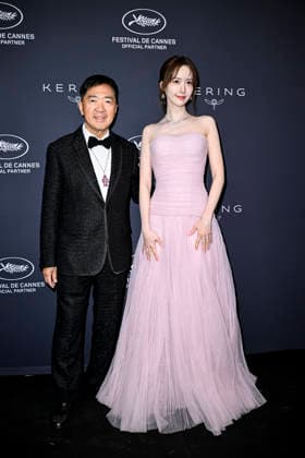 79th Cannes Film Festival Kering Women In Motion Awards Dinner - Backdrop Place de la Castre- Cannes, France Dennis Chan;Im Yoon-ah 79th Cannes Film Festival Kering Women In Motion Awards Dinner - Backdrop Place de la Castre- Cannes, France 17th May 2026 SGPItalia id 134688_076 *Not Exclusive  Copyright: xMAXxMONTINGELLI SGPx