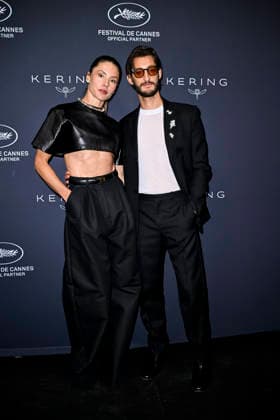 79th Cannes Film Festival Kering Women In Motion Awards Dinner - Backdrop Place de la Castre- Cannes, France Natasha Andrews;Pierre Niney 79th Cannes Film Festival Kering Women In Motion Awards Dinner - Backdrop Place de la Castre- Cannes, France 17th May 2026 SGPItalia id 134688_076 *Not Exclusive  Copyright: xMAXxMONTINGELLI SGPx