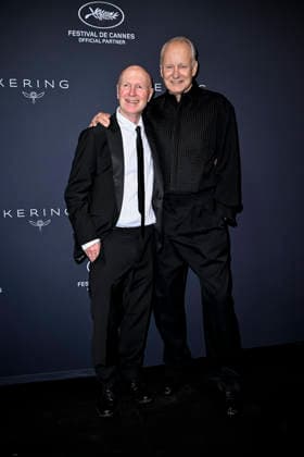 79th Cannes Film Festival Kering Women In Motion Awards Dinner - Backdrop Place de la Castre- Cannes, France Paul Laverty;Stellan Skarsgard 79th Cannes Film Festival Kering Women In Motion Awards Dinner - Backdrop Place de la Castre- Cannes, France 17th May 2026 SGPItalia id 134688_076 *Not Exclusive  Copyright: xMAXxMONTINGELLI SGPx