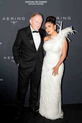 79ème Festival International du Film de Cannes 79th International Cannes Film Festival Soirée Women in Motion 456283 2026 05 17 Cannes France Pinault, François Henri Hayek, Salma  Copyright: xEstellexCarlierx xStarfacex STAR_456283_030