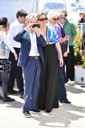 Ulrich Matthes and Martina Gedeck at the Photocall HEIMSUCHUNG in Cannes on 17 05 2026